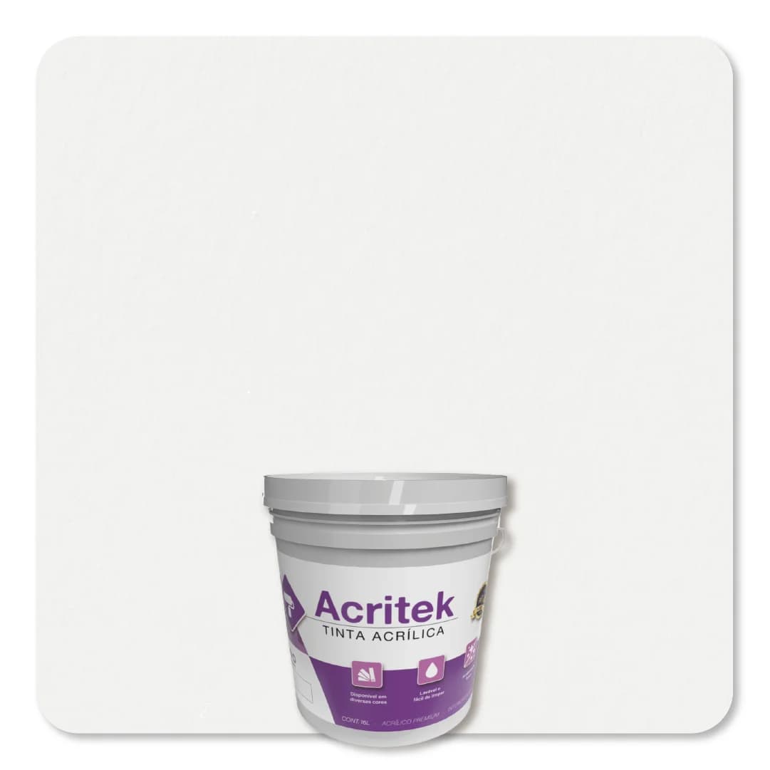 Acritek Fosca Galão 3,6L Branco Neve