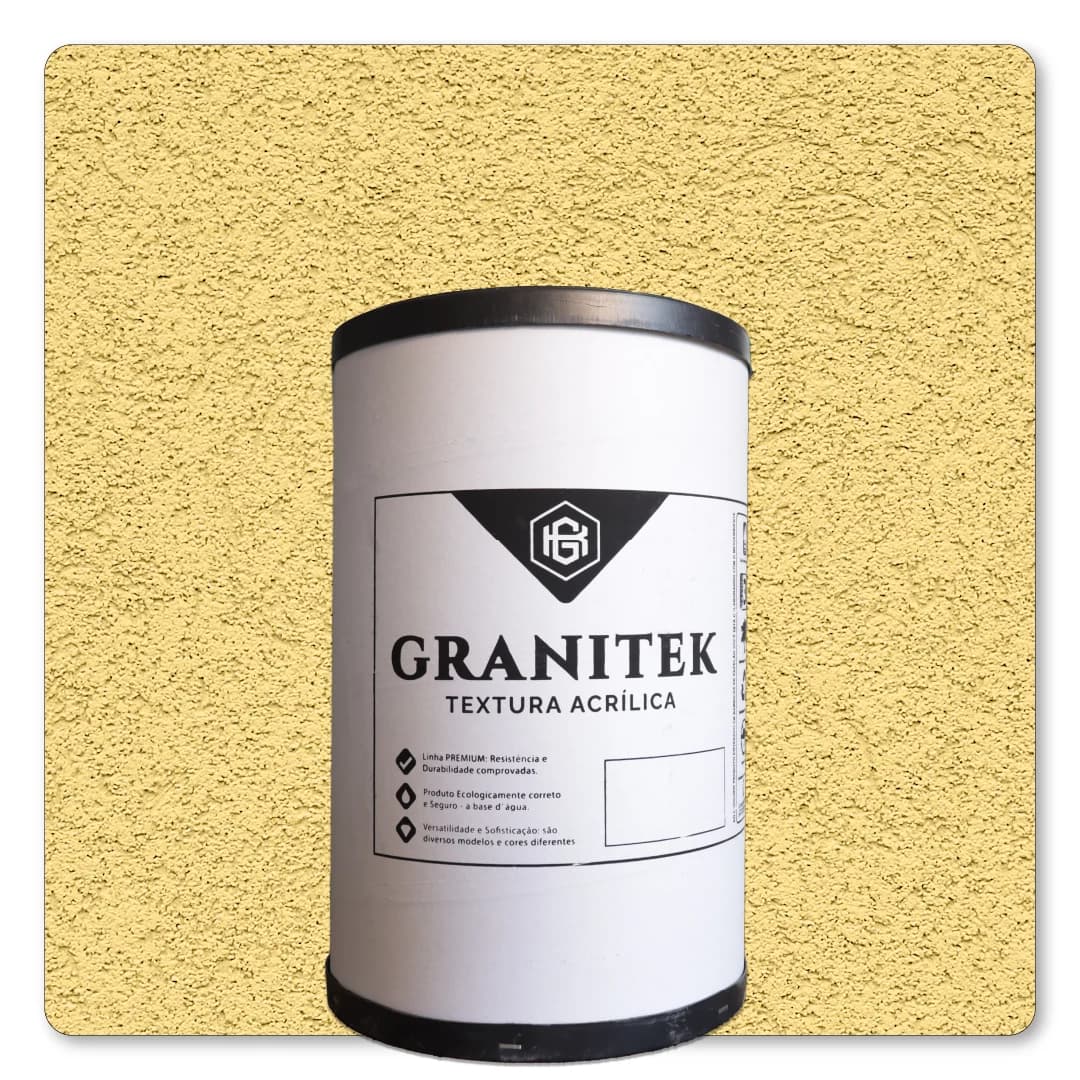 Granitek Liscatto Barrica 40kg Amarelo Canario