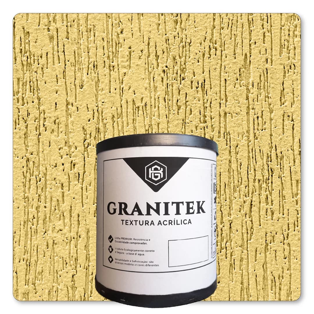 Granitek Raspatto Barrica 25kg Amarelo Canario