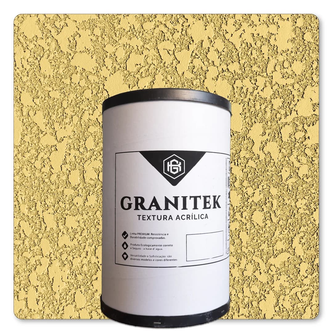Granitek Projetatto Barrica 40kg Amarelo Canario