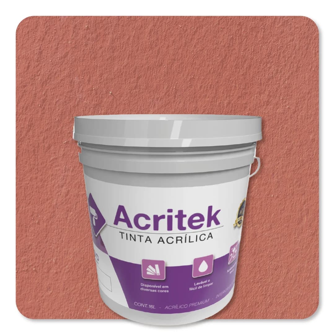Acritek Fosca Balde 16L Terracota